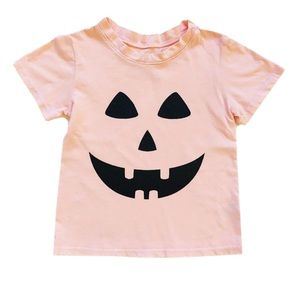 Brokedown Clothing Jack O Lantern Tee in Seashell Size 12M